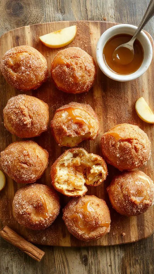 Spiced Apple Cider Donut Holes